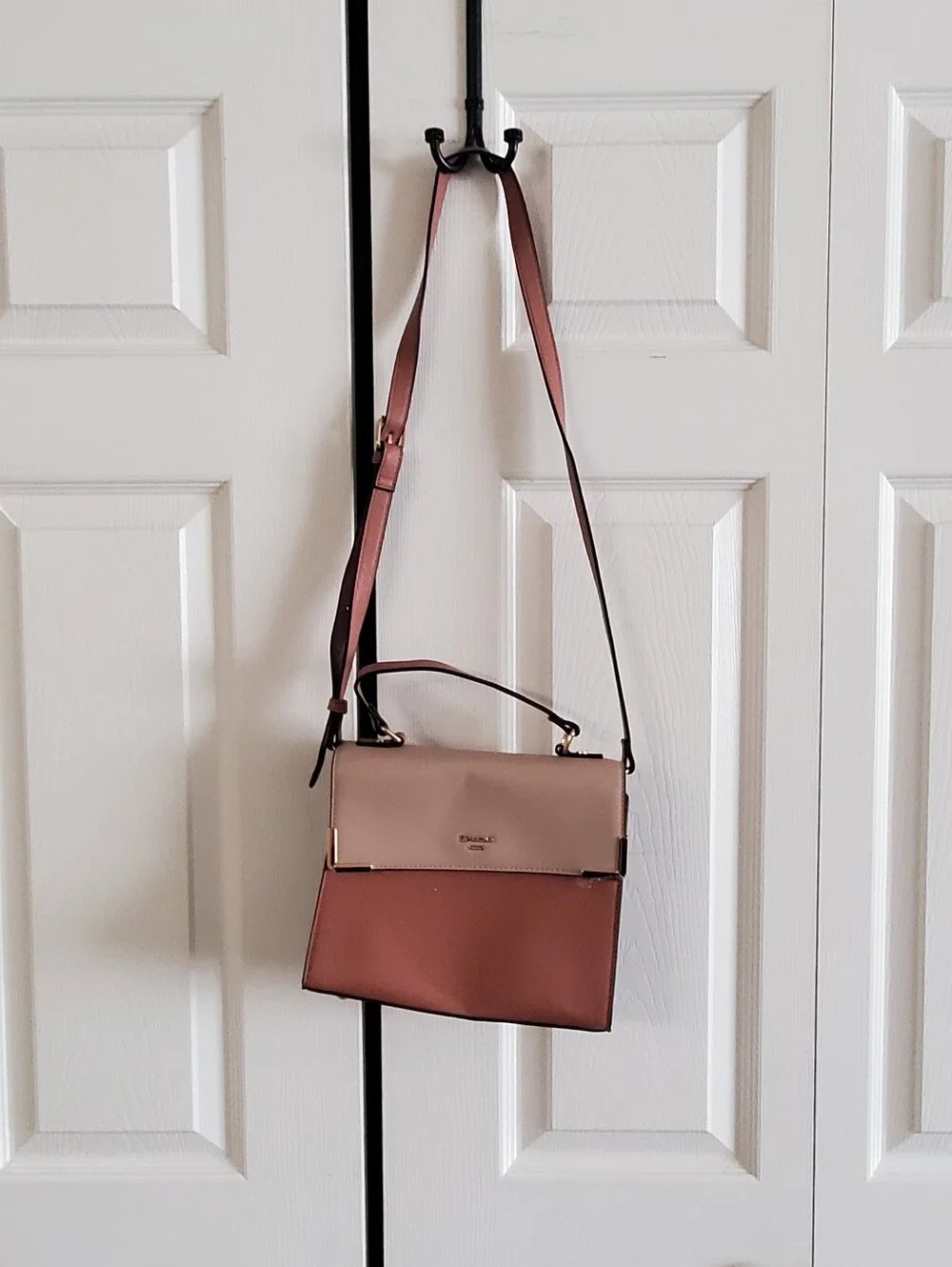DUNE LONDON COLORBLOCK SATCHEL CROSSBODY TOP HANDLE. NWOT